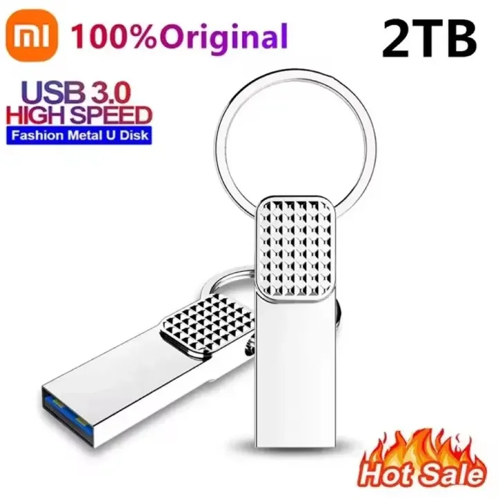 Xiaomi Pen Drive U Disk Flash 2 ТБ 1 OTG Высокоскоростной металлический USB 3.0 Водонепроницаемый