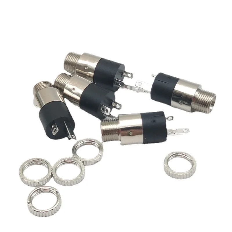 1 шт.-10 шт. стереозвук Pj-392 разъем для наушников 3 5 мм аудио штекер прямой фута