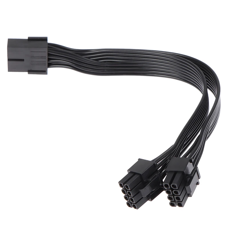 

1PC 8 Pin Female To Dual 2X 8 Pin (6+2) Male PCI Express Power Adapter Y-Splitter Extension Cable For More Power