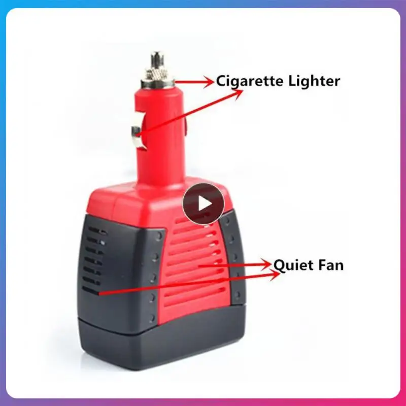 

Multifunctional Car Power Converter Power Adapter Inverter 12v To 220v Universal 75w Inverter Car Accessories Portable