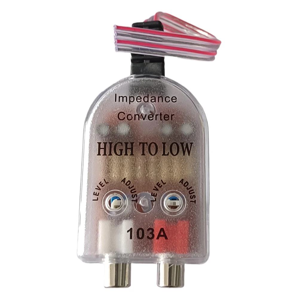 12 В автомобильное аудио от высокого до низкого RCA линейный сабвуфер