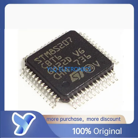 

Original new STM8S207CBT6 LQFP-48 8bit -MCU integrated circuit chip