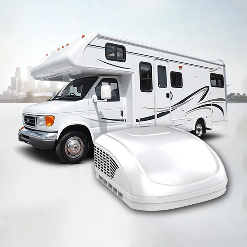 Фото Новый автомобильный кондиционер WINFULL 115V/220V для крыши автофургона, 15000 BTU, универсальный, с хладагентом R410A, для караванов, прицепов и фургонов №2