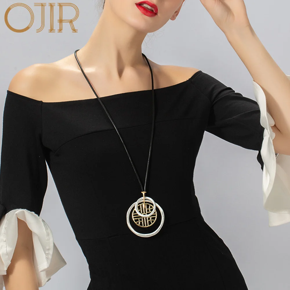 

Vintage Trending Products Pendant Long Collar Necklace Chain On the Neck Costume Goth Jewelry for Women Aesthetic Accessories