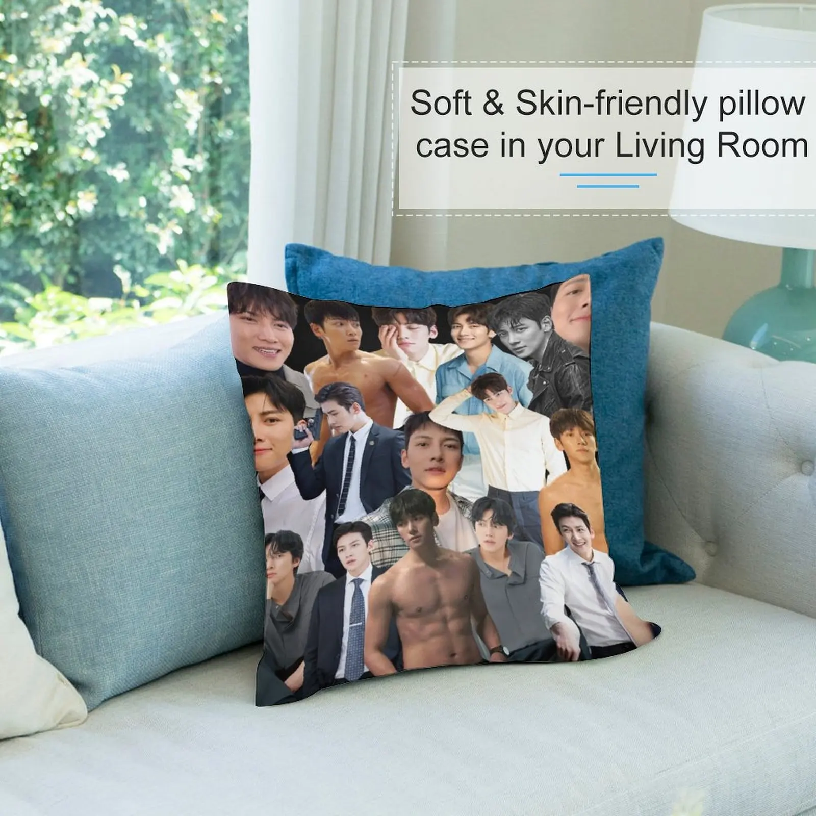 Ji Chang-wook Декоративные диванные подушки для фотоколлажа