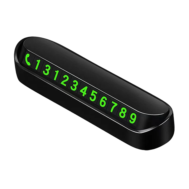 1 шт. временная парковочная карта номерной знак телефона светящаяся табличка для