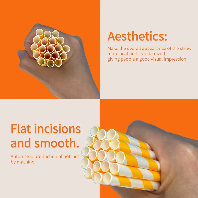 300 полосатые одноразовые бумажные соломинки оранжевого и белого цвета оранжевые