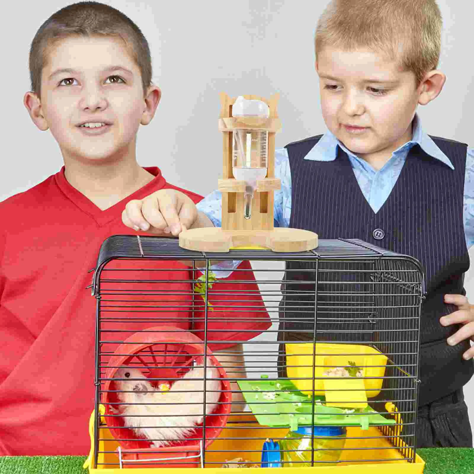 Клетка для домашних животных фонтан поилка бутылок с водой пластиковые