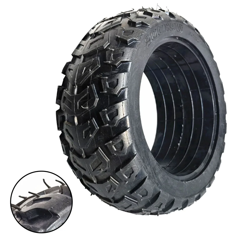 

8 Inch 200x90 Tubeless Solid Tyre For Electric Scooter Karting Pocket Bike Rubber Tyre Replacement Tire Durable E Scooter Parts