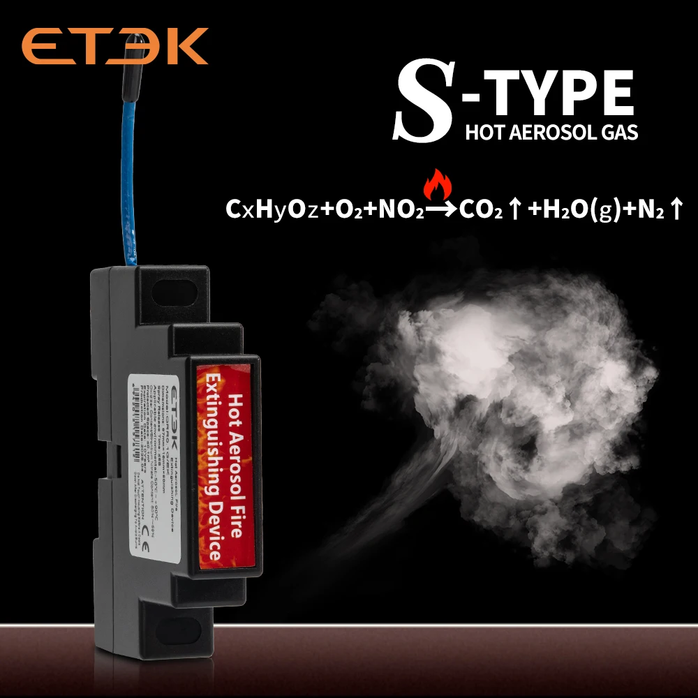 

Автоматический огнетушитель ETEK QRR0.01G