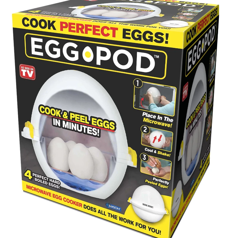 

- Microwave Egg Cooker that Perfectly Cooks Eggs and Detaches the Shell!