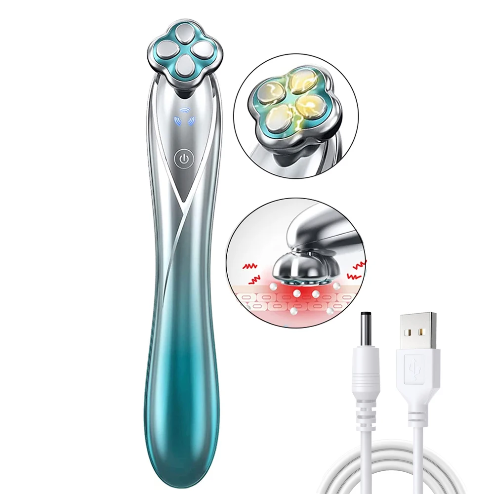 

RF Radio Face Lifting Massager Microcurrent Facial Device Frequency Eye Skin Tighten &amp Anti Aging Machine Reduces Wrinkles