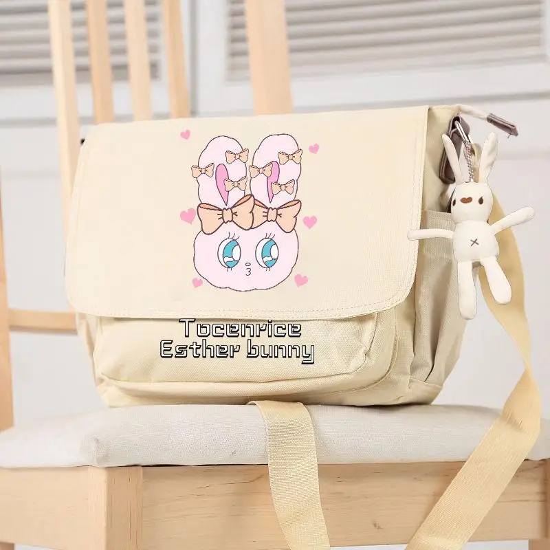 Kawaii симпатичная сумка через плечо с изображением эстры зайчика сумки Большая
