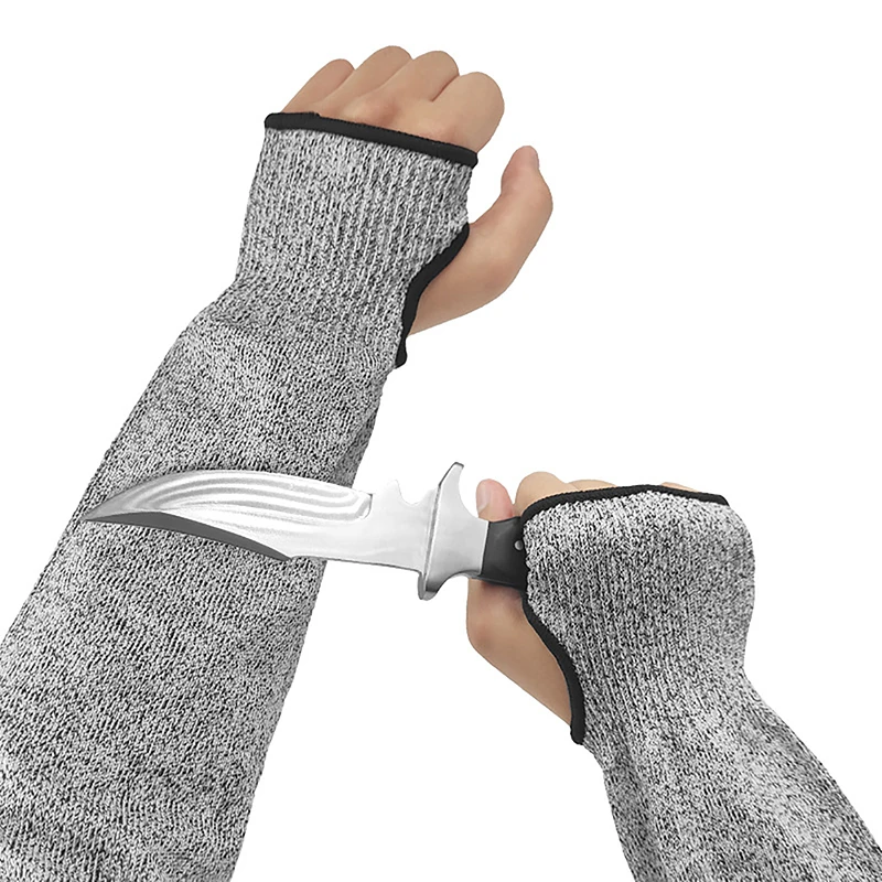

1PC Level 5 HPPE Cut Resistant Anti-Puncture Work Protection Arm Cover Arm Sleeve Car Maintenance Protective Work Gloves New