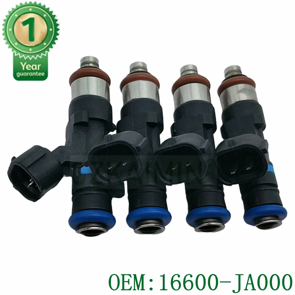 4 шт. Высокое качество OEM 16600-JA000 16600JA000 Топливная форсунка для Nissan Altima Sentra Rogue 2 0 5