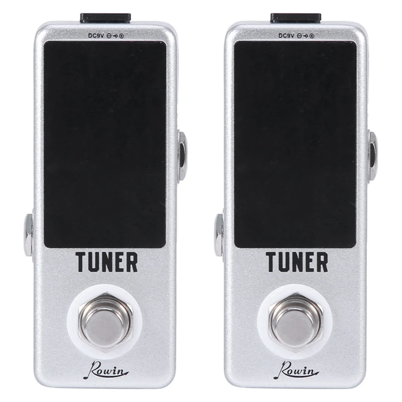 

2X High Precision Guitar Chromatic Tuner Pedal Ture Bypass