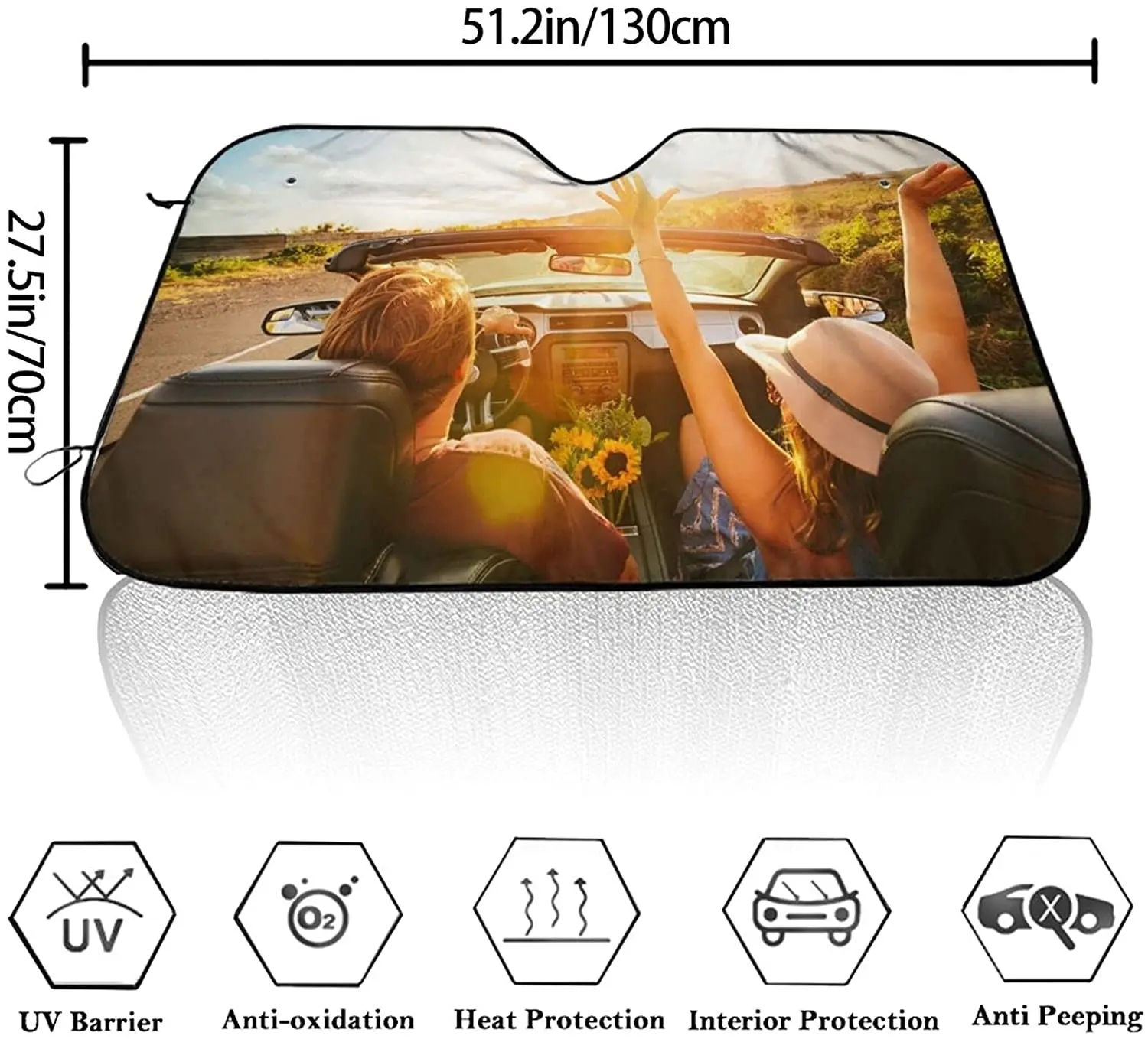 Рисунок 2 - Индивидуальный автомобильный солнцезащитный