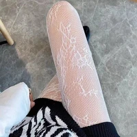 1pcs kawaii white tights cosplay anime stockings lolita mesh tights with kitten womens cat stockings fishnet pantyhose for girl