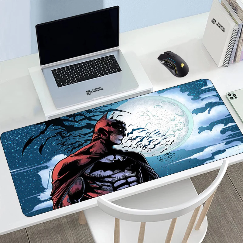

Batmans Pc Gamer Xxl коврик для мыши Коврик для клавиатуры Большой Аниме стол милый кабинет Kawaii игровые аксессуары коврик для мыши коврик