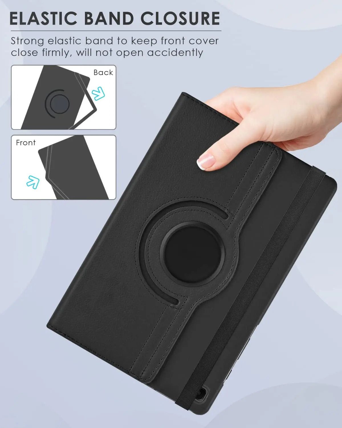 Фото Чехол для Lenovo Xiaoxin Pad 2022 10,6 дюйма, чехол из искусственной кожи с функцией сна и пробуждения, вращающийся на 360 градусов чехол-подставка Xiaoxin Pad TB128FU №5