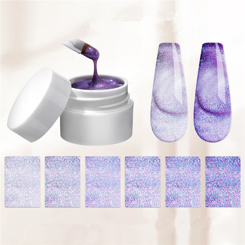 Гель-лак для ногтей 6 цветов |