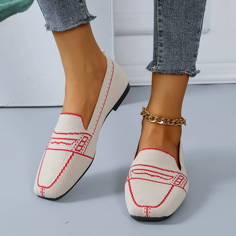 2022 Summer New Fashion Ladies Flat Shoes Light and Comfortable Casual Breathable Sneakers Black All-match Women's Shoes Mujer