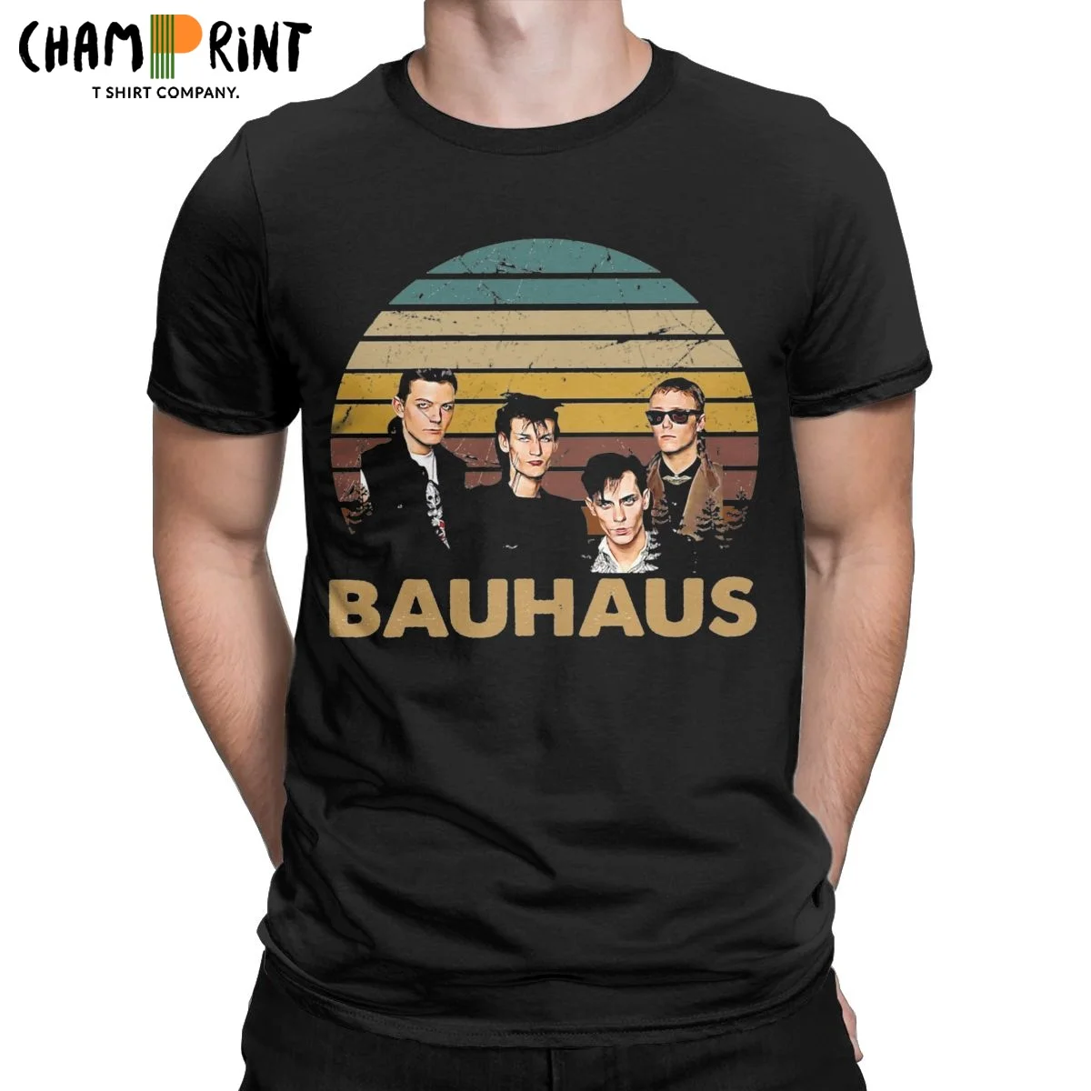 

Vintage Retro Bauhaus 80s Punk Band Legend T-Shirts for Men O Neck Cotton T Shirts Short Sleeve Tee Shirt Gift Idea Clothes