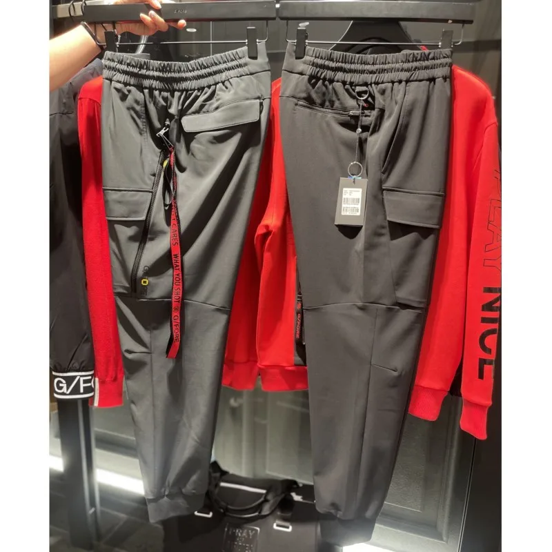 2022 Mens Fashion Joggers Sports Pants Casual Cotton Cargo Pants Gym Sweatpants Trousers Mens Long Pant