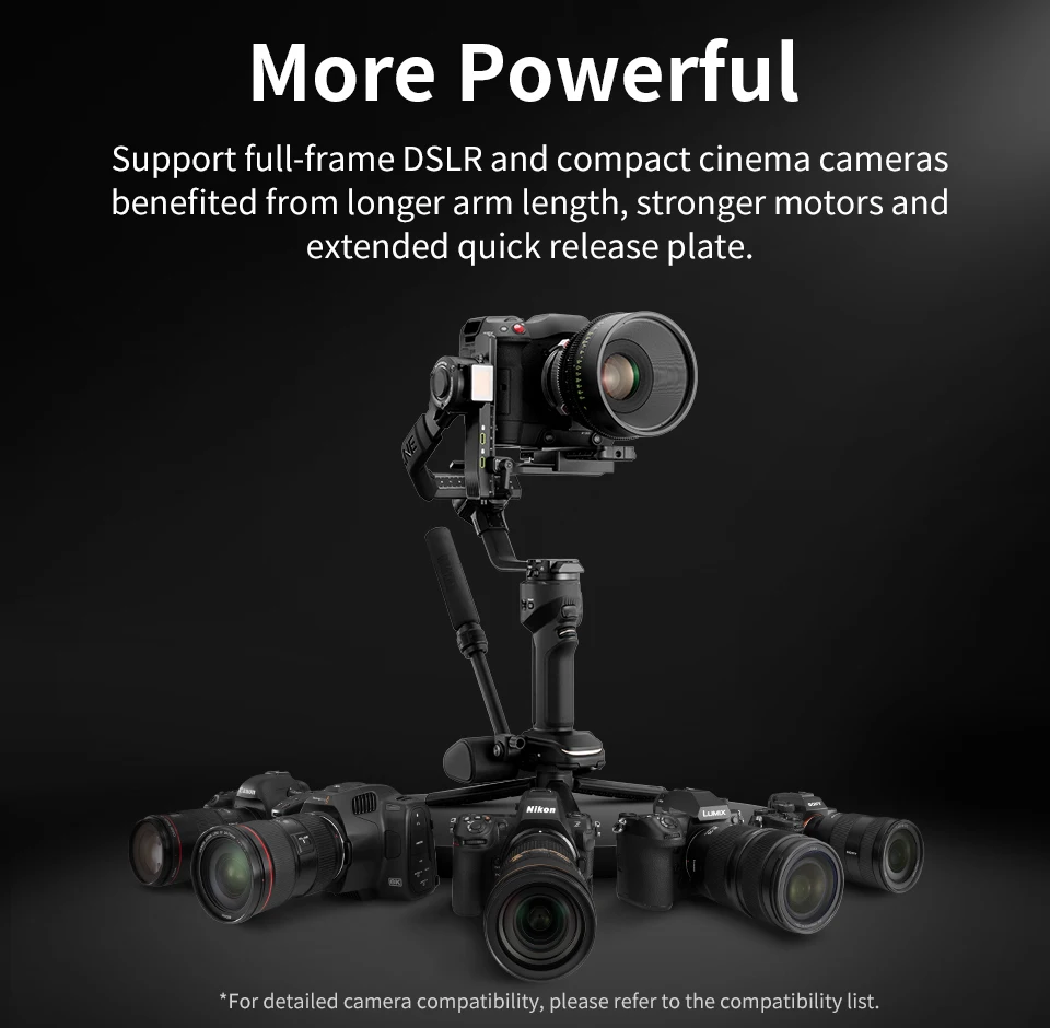 Фото Стабилизатор ZHIYUN Crane 4 (3-осевой, ручной) для портретной съемки и видеозаписи на улице с камерами Sony, Nikon, Canon DSLR №2
