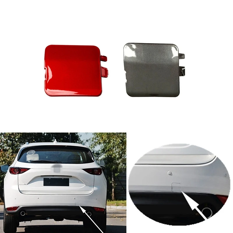 

Rear Bumper Towing Hook Cover Hauling Eye Trailer Cap For Mazda CX5 CX-5 II 2017 2018 2019 2020