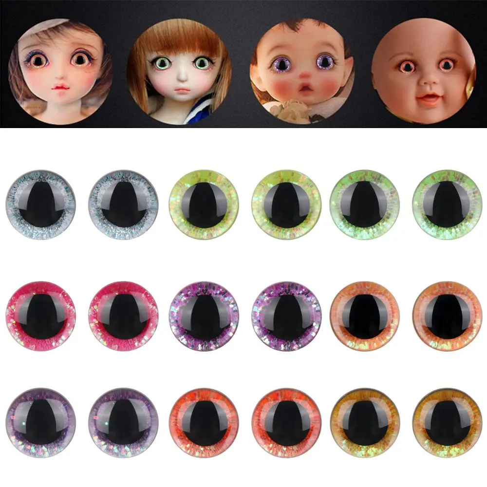 

3d-игрушки, товары «сделай сам», 14/16/18/20/25 мм, глаза для игрушек, пластиковые глаза для кукол, глаза для кукол, Изготовление Кукол