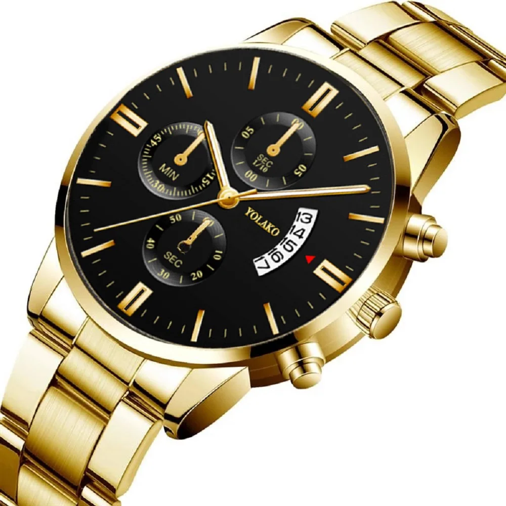 

Luxury Classic Dress Business Mens Watches Quartz Wristwatch Stainless Steel Male Clock Casual Watch Men Reloj Hombre