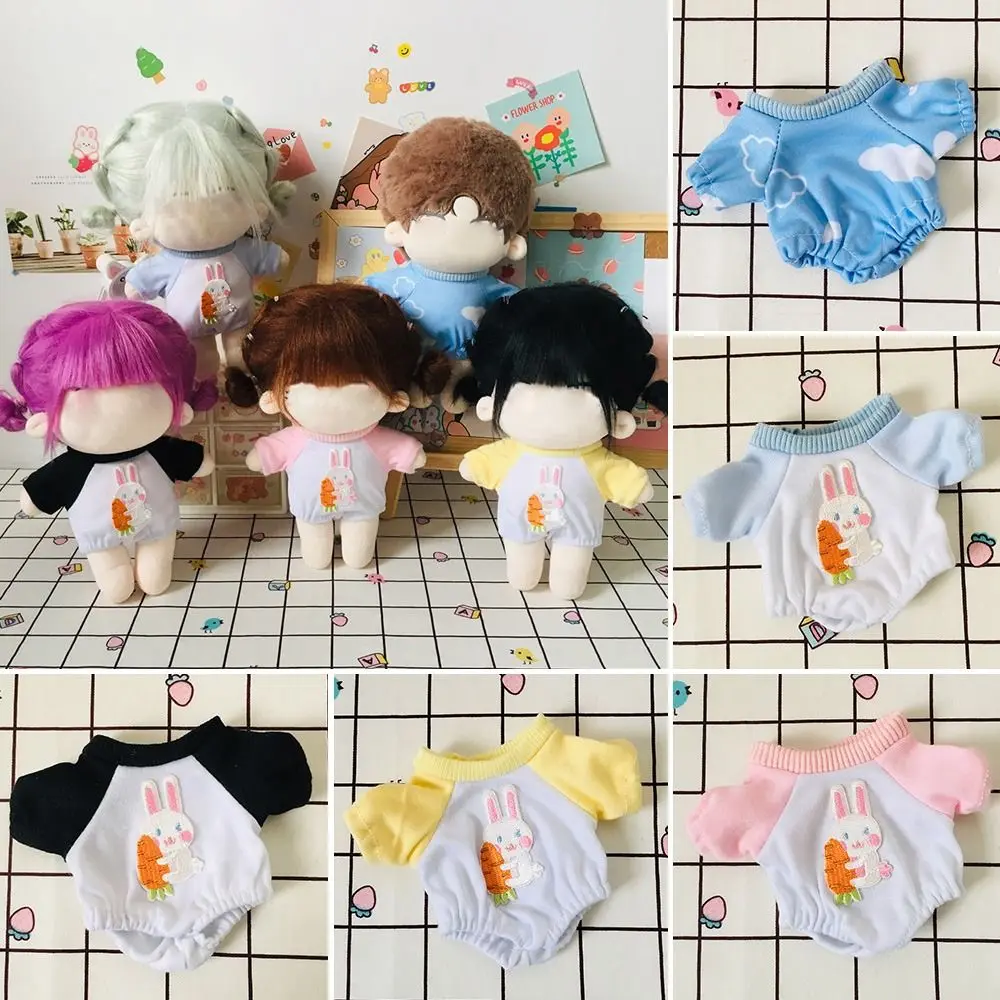 

Accessories Dolls Overalls For 1/12BJD Dolls Cotton Cartoon Rompers Handmade Jumpsuits Doll Pants Doll Pajamas Clothes