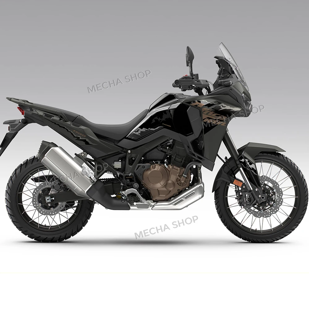 Фото Наклейка-защита на бак для Africa Twin CRF 1100 L, 3D-стикер из эпоксидной смолы, комплект защиты CRF1100L 2026 №2