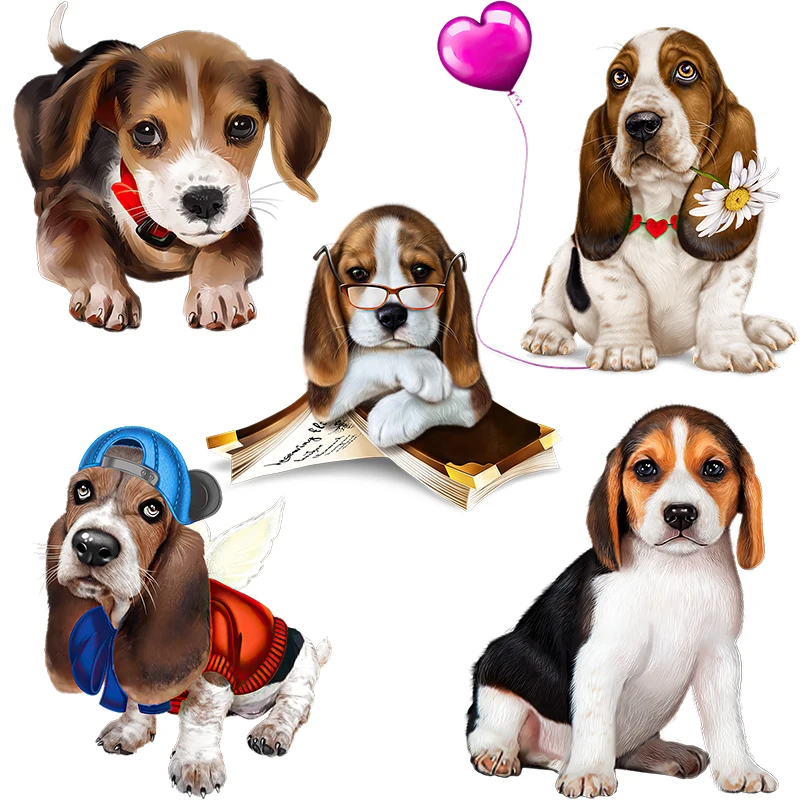 

Три Ratels QD123 милый кавалер Кинг чарльз спаниель Наклейка на стену для украшения дома