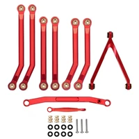 metal chassis raised link rod steering rod set for axial scx24 axi00001 c10 axi00002 jeep 124 rc crawler car parts