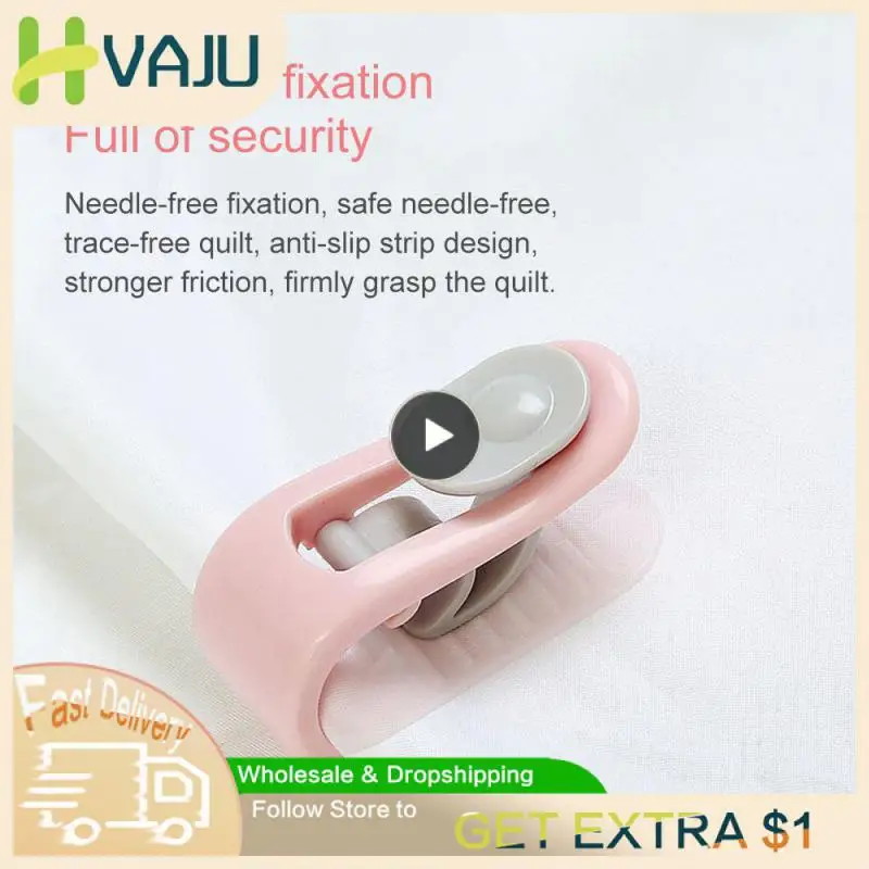 

Prevent Bunching Fixer Device Wear-resistant And Durable Duvet Cover Clips Non-slip Keeps Comforter Bed Sheet Clips Quilt Fixer