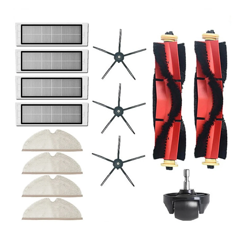 

14Pcs Removable Main Brush Washable HEPA Filter for Xiaomi Roborock S6 S60 S65 S5 MAX T6 Vacuum Cleaner Spare Parts