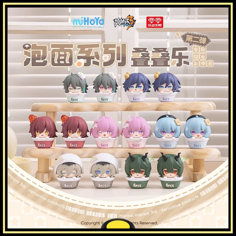 Фото Фигурки героев Honkai Impact 3, модель Aponia Eden Griseo Fu Hua Su Elysia, штабелируемые игрушки, серия лапши быстрого приготовления, оригинал №1