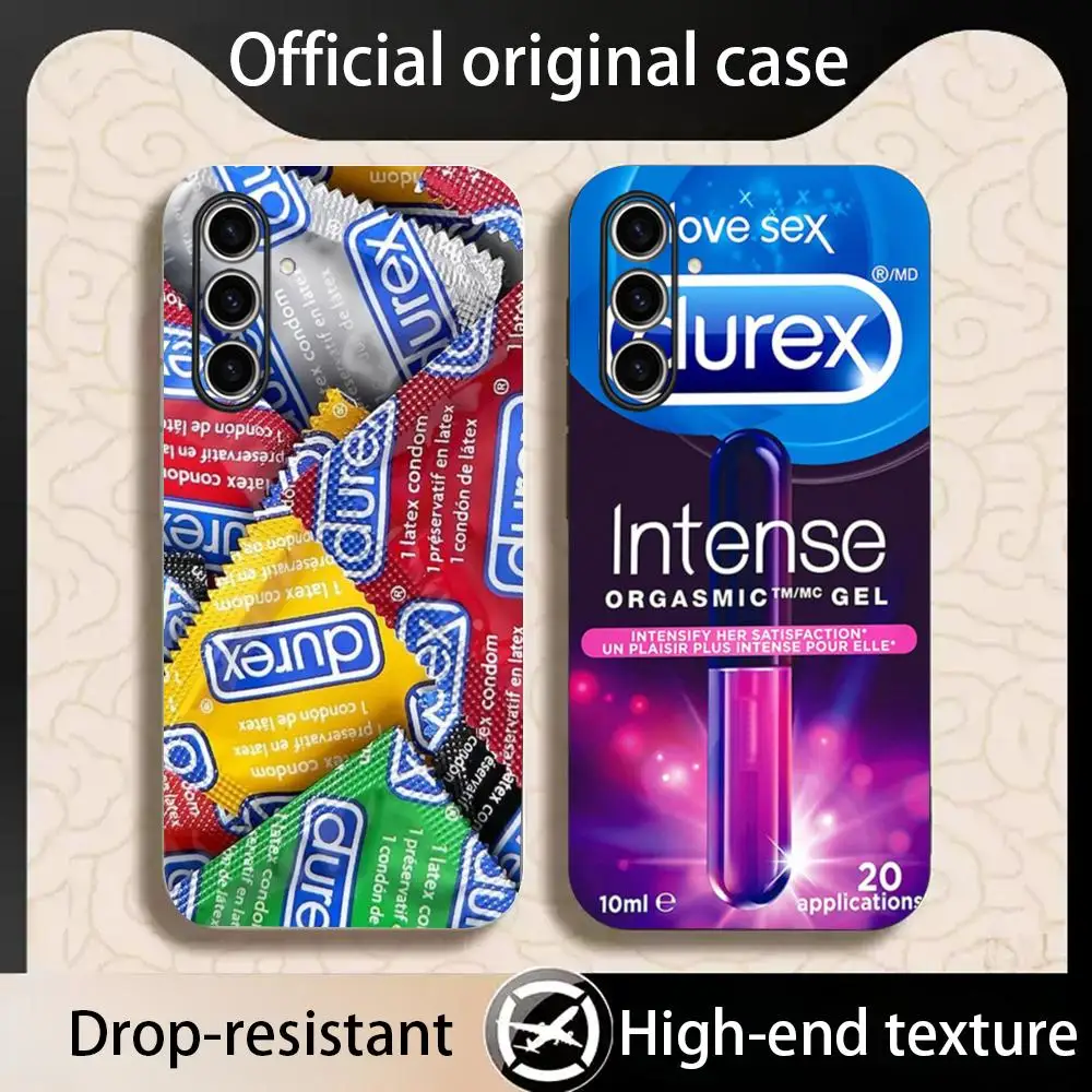 Фото Забавный чехол для телефона с рисунком D-durexs для Samsung Galaxy S26 S25 S24 S23 S22 S21 Plus Ultra Note20, мягкий черный №3