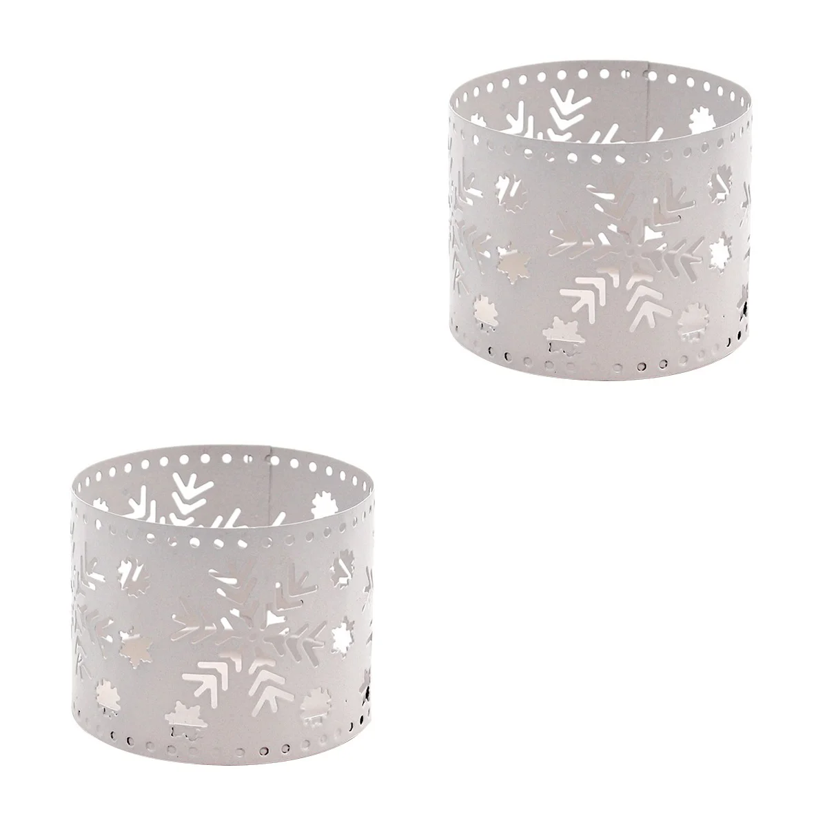 

Holderchristmas Snowflake Metal Pen Iron Tealilght Holders Wrought Decorationtealight Candlestick Holiday Hollow