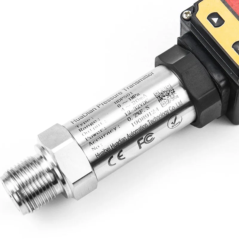 Датчик давления вакуума/передатчик-передатчик 2 Вт 0-5 В 0-10 4-20 мА 1-5 RS485 CE ROHS FCC 12-36