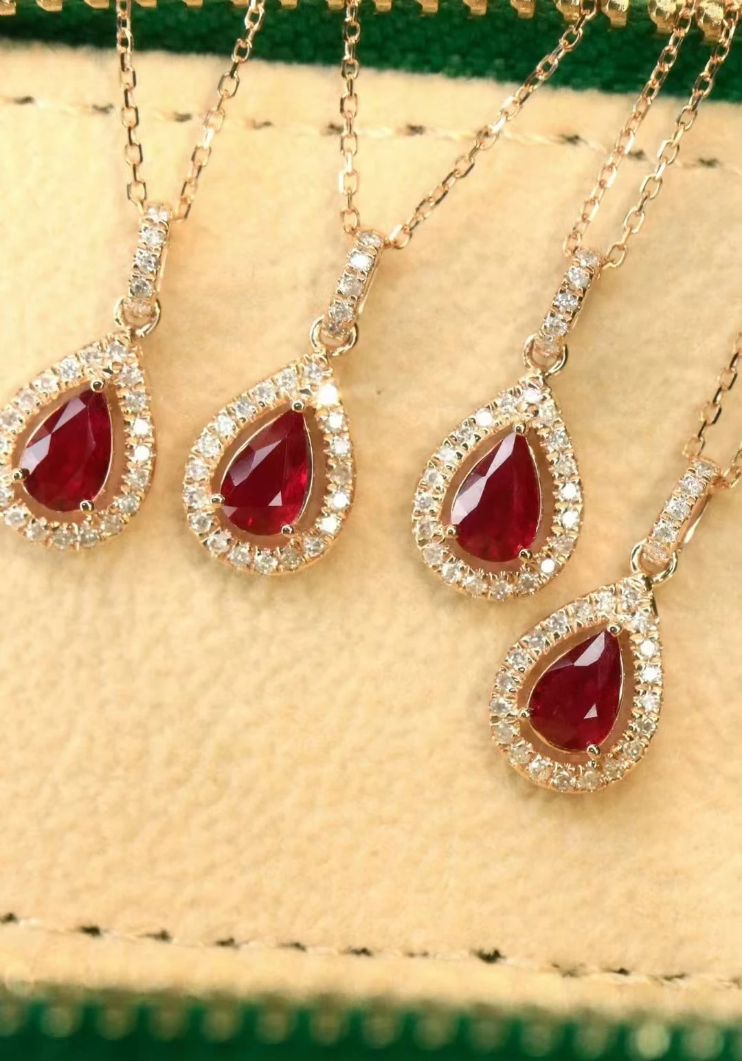 XCL WATER DROP РУБИЙ И НАТУРАЛЬНЫЙ КУЛОН ОЖЕРЕЛЬЕ ДИНЫЕ ЮВЕЛИРНЫЕ ИЗДЕЛИЯ ДЛЯ