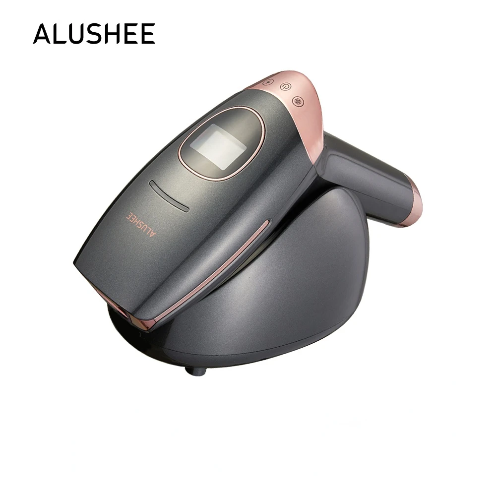 Домашний косметический Эпилятор ALUSHEE 3 в 1, лазерный аппарат для безболезненного удаления волос IPL с охлаждением льдом, лазерный эпилятор для удаления волос в зоне бикини