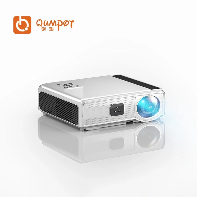 Qumpot ZX8MAX 1080p 4500 Проектор ANSI 4k Metro Лазерный Wi-Fi Beamer 3D MEMC HDR проектор 4K