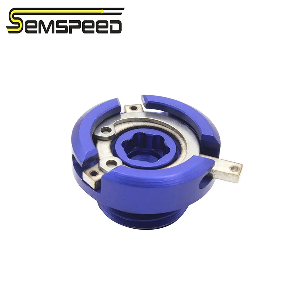 Фото SEMSPEED мотоцикл с ЧПУ для Yamaha NMAX 155 150 125 2015-2019 2020 2021, пробка сливного отверстия масла, болты крышки заливного бака двигателя №4