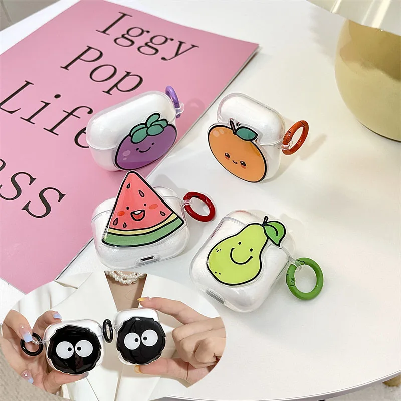 

Чехол с изображением фруктов для Airpods, чехол для AirPods Pro, аксессуар, защитный чехол для зарядки Airpods 2, 3, чехол для наушников