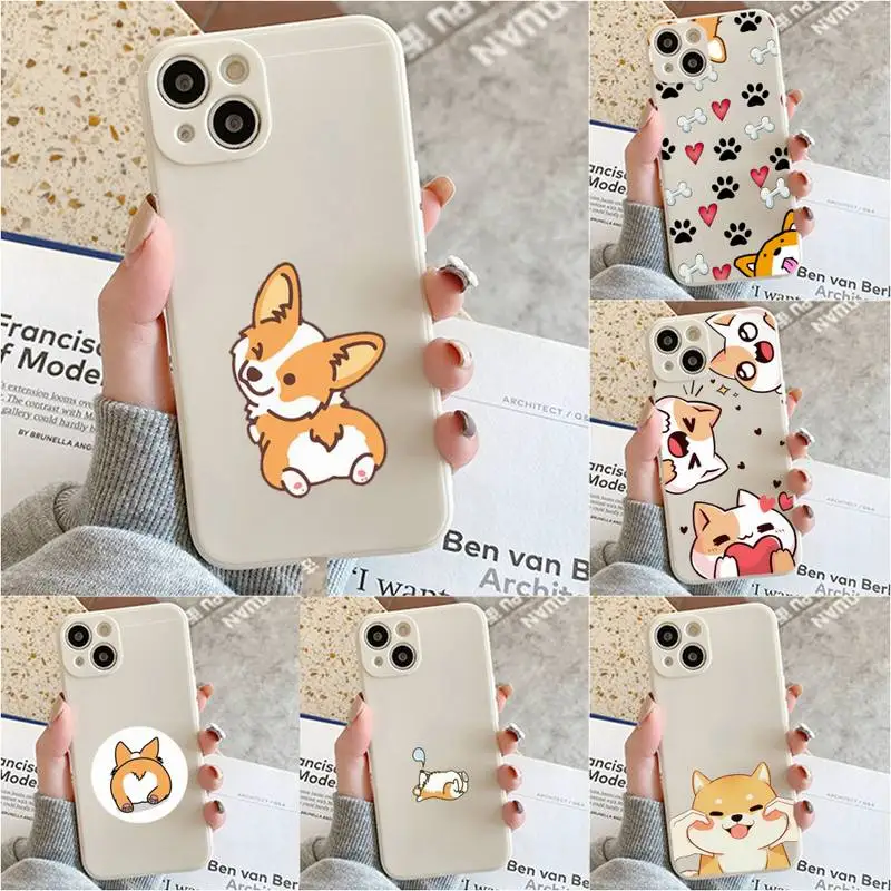 

The Dog Corgi Phone Case For Iphone 7 8 Plus X Xr Xs 11 12 13 Se2020 Mini Mobile Iphones 14 Pro Max Case