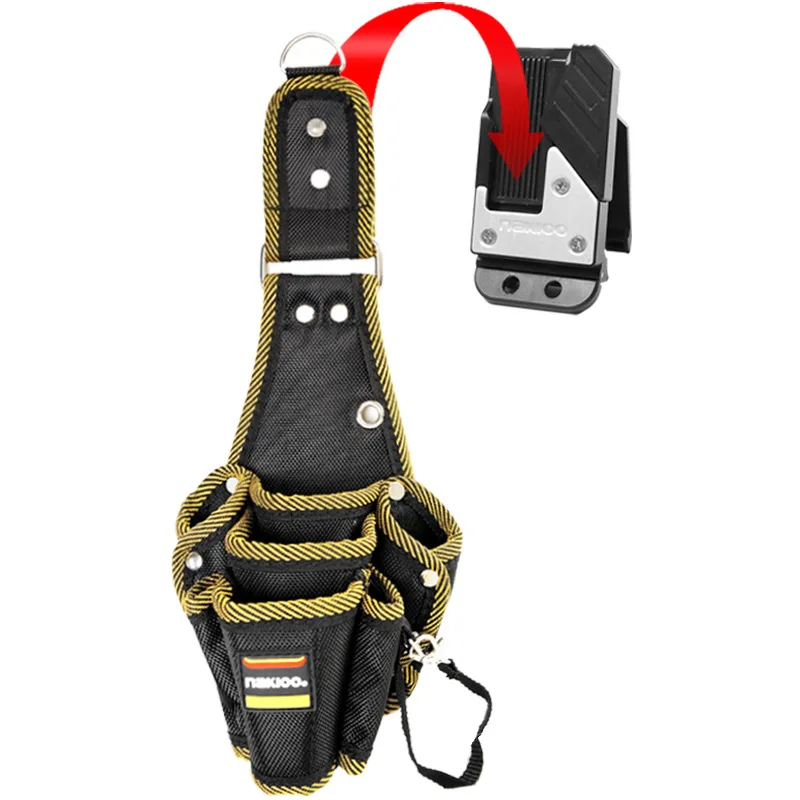 Набор инструментов для быстрого подвешивания, поясная сумка для электрика, ремень с быстрой пряжкой, многофункциональная портативная сумка для хранения инструментов с быстрой разборкой