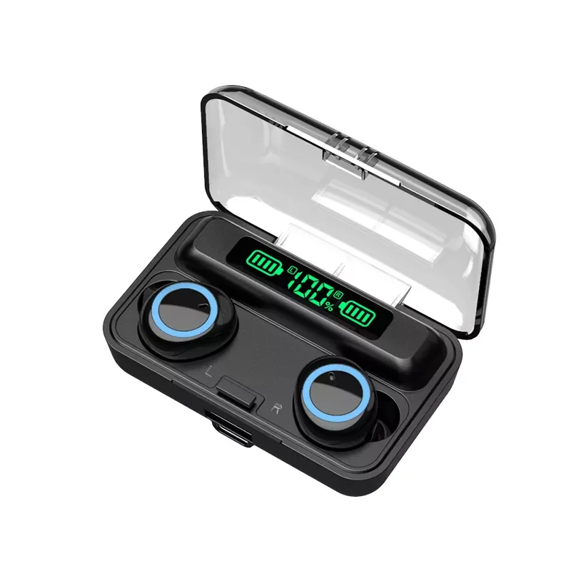 

New TWS Bluetooth-compatible Earphones Wireless Headphones with Mic Sports Waterproof Wireless Earbuds 9D Stereo Headsets Fone
